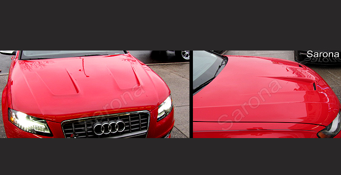 Custom Audi A4 Hood  Sedan (2009 - 2012) - $890.00 (Part #AD-001-HD)